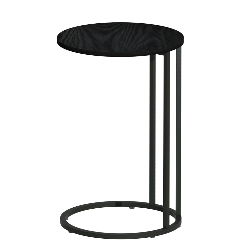 Martha Round Coffee Table Side Table Black