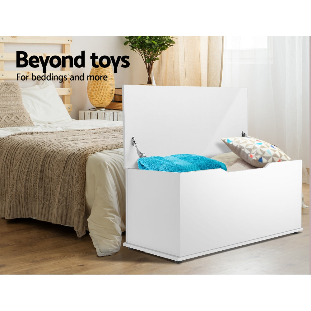 Keezi Kids Toy Storage Box White