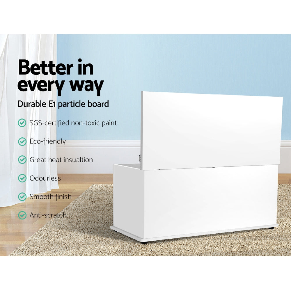 Keezi Kids Toy Storage Box White