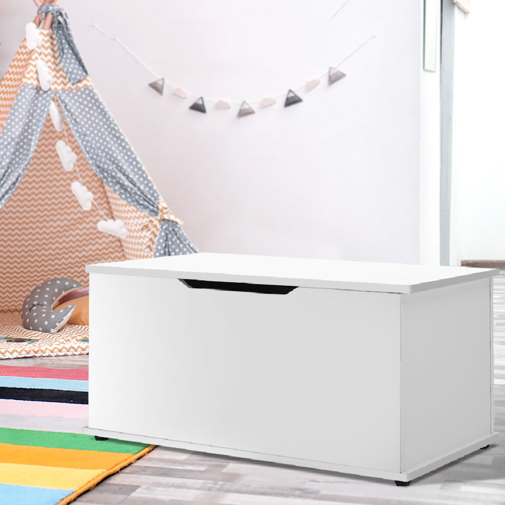 Keezi Kids Toy Storage Box White