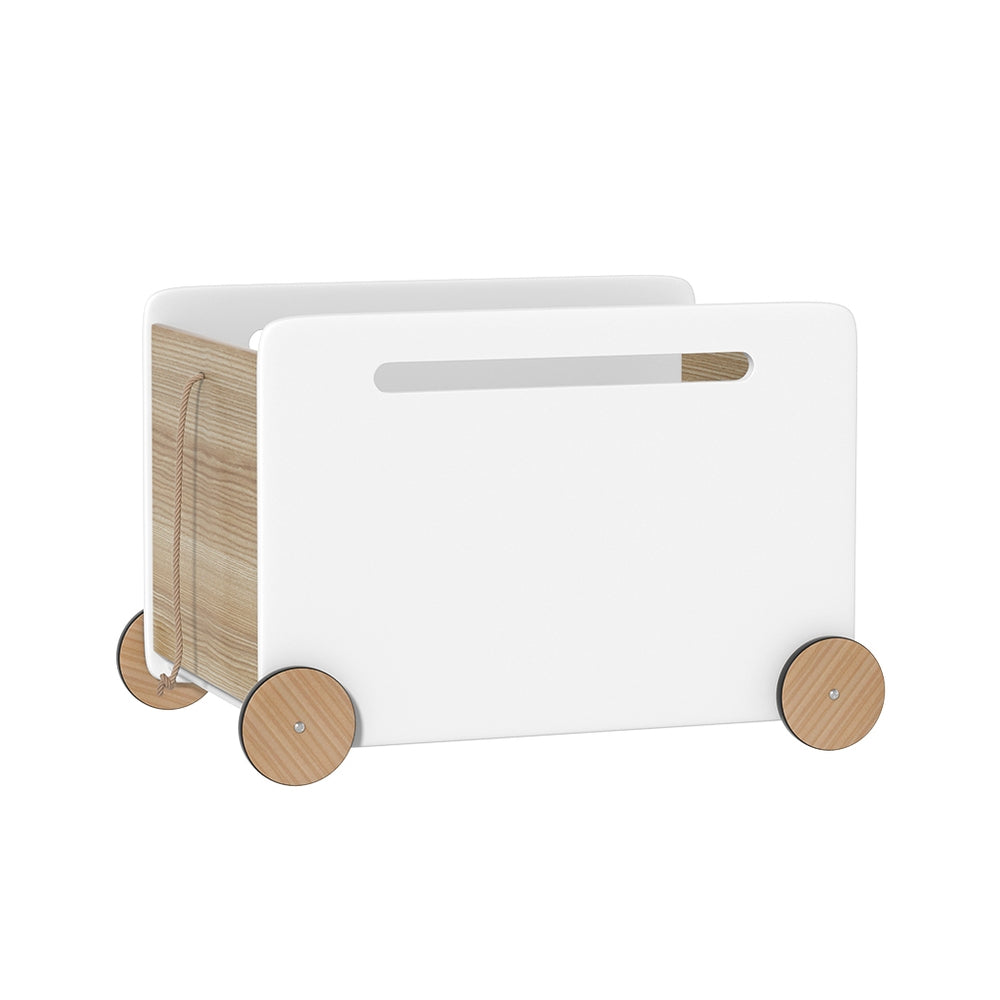 Keezi Kids Storage Box White Chest with Wheels