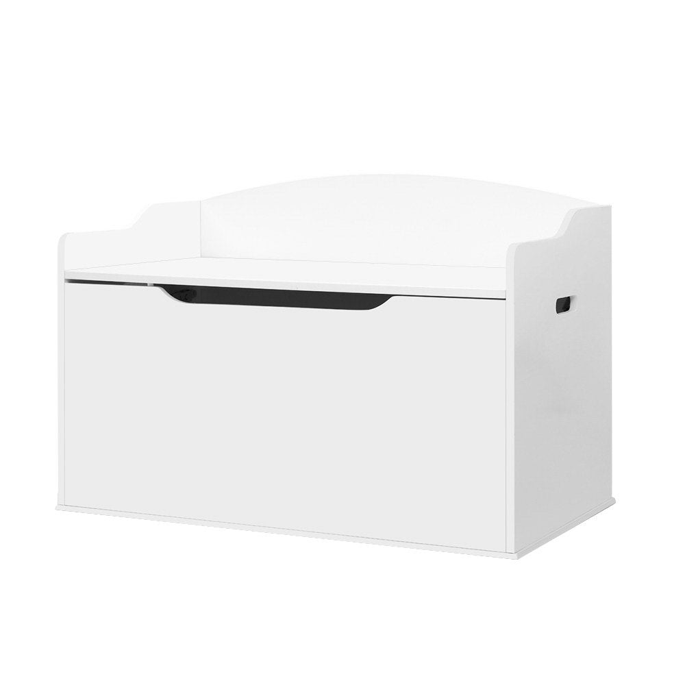 Keezi Kids Storage Bench Toy Box White