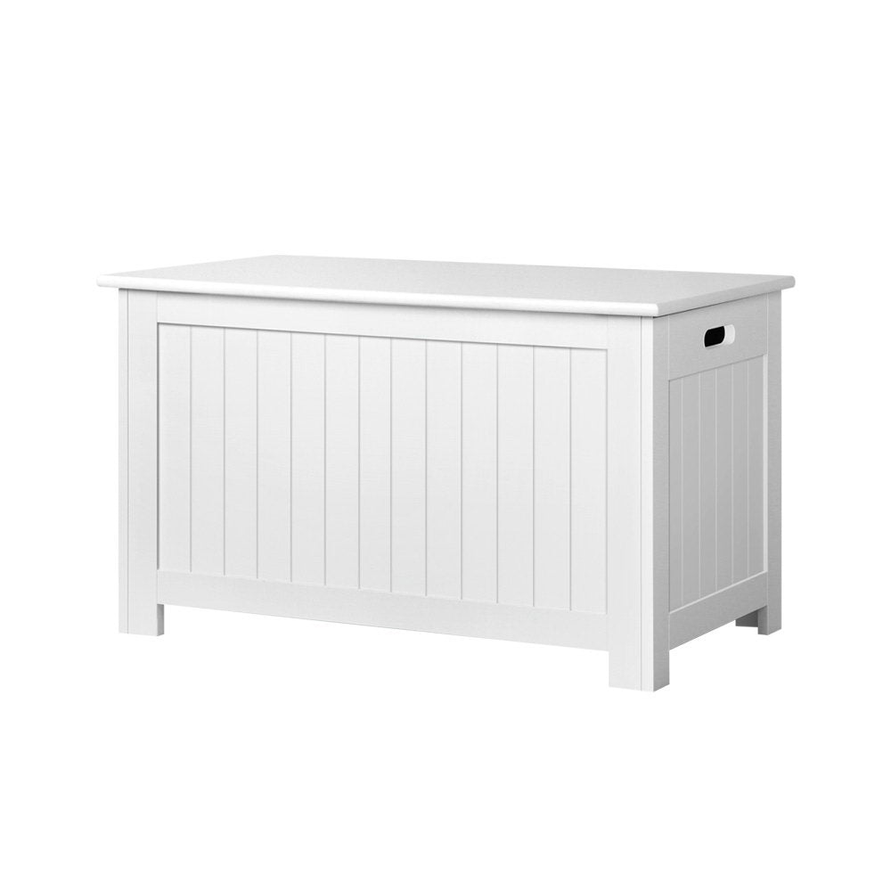 Keezi Kids Toy Box Storage Chest with Lid White