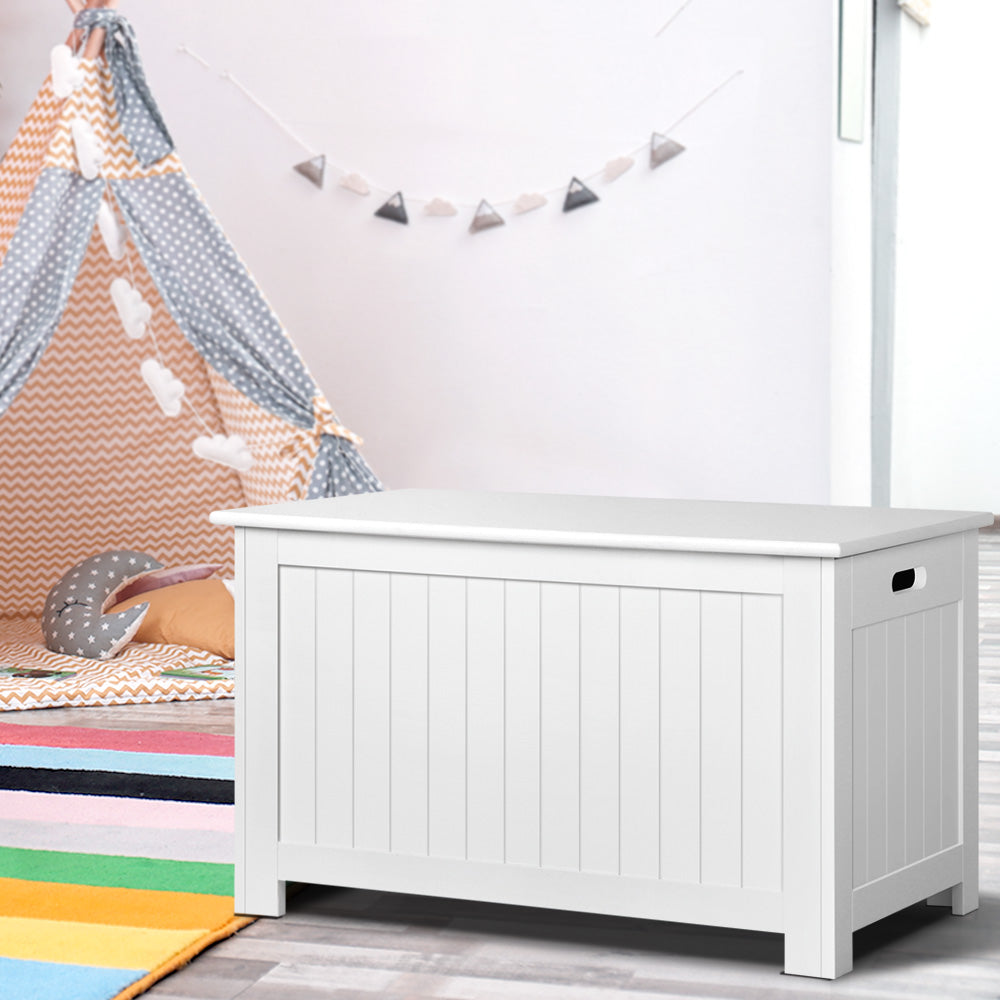 Keezi Kids Storage Box Toy Chest White