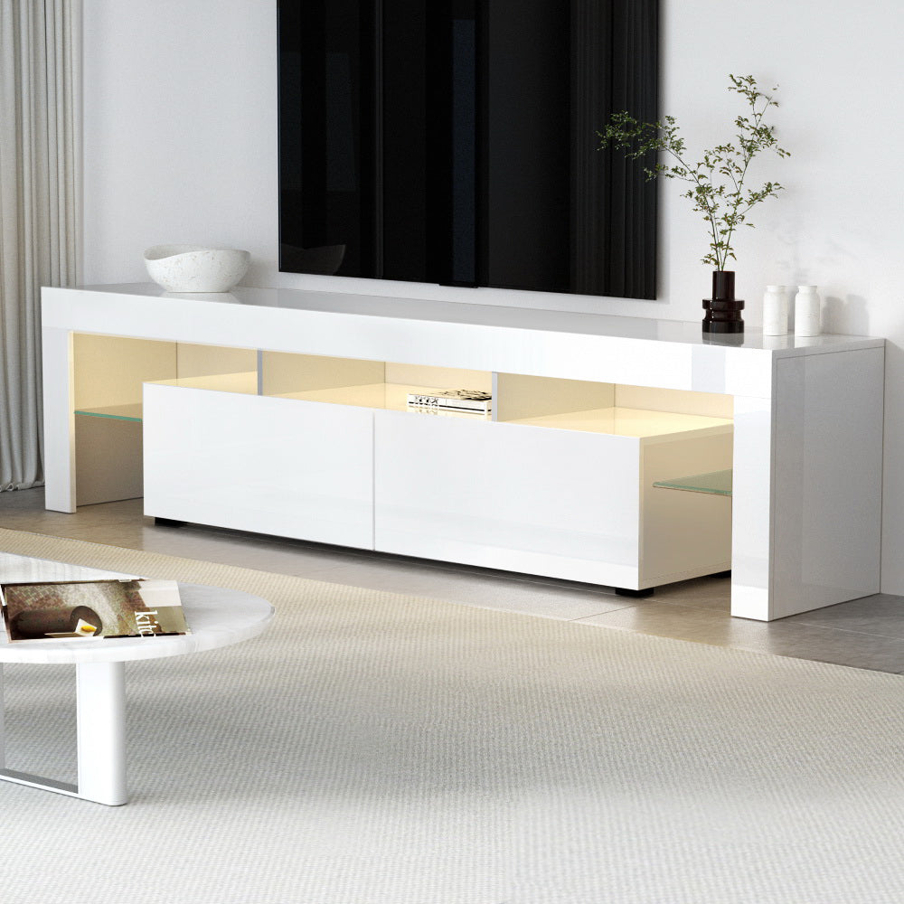 Elo 189cm LED TV Cabinet Entertainment Unit White