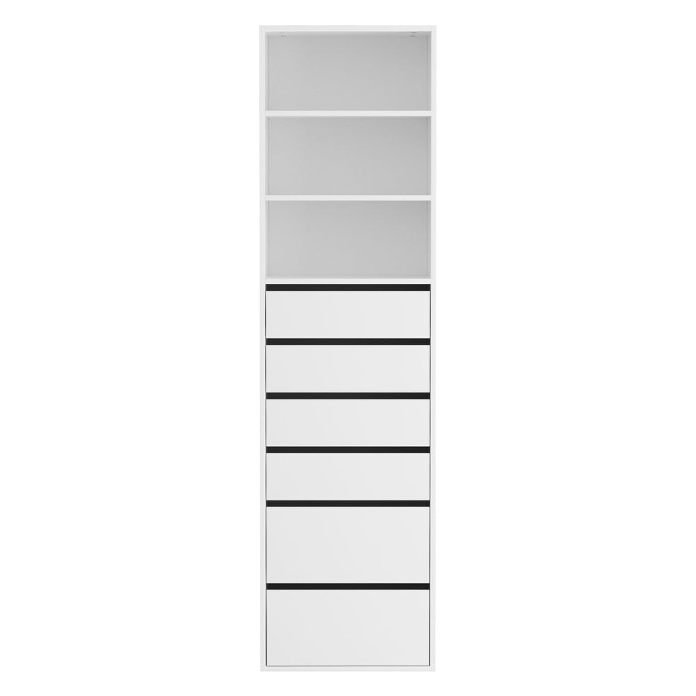 Artiss Tallboy Cabinet 6-Drawer White
