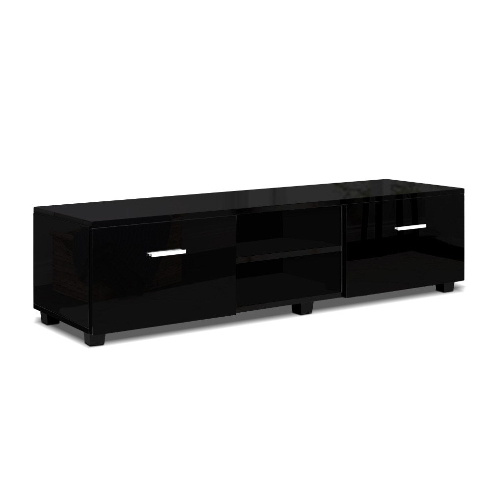 Jim 140cm TV Cabinet Entertainment Unit Black