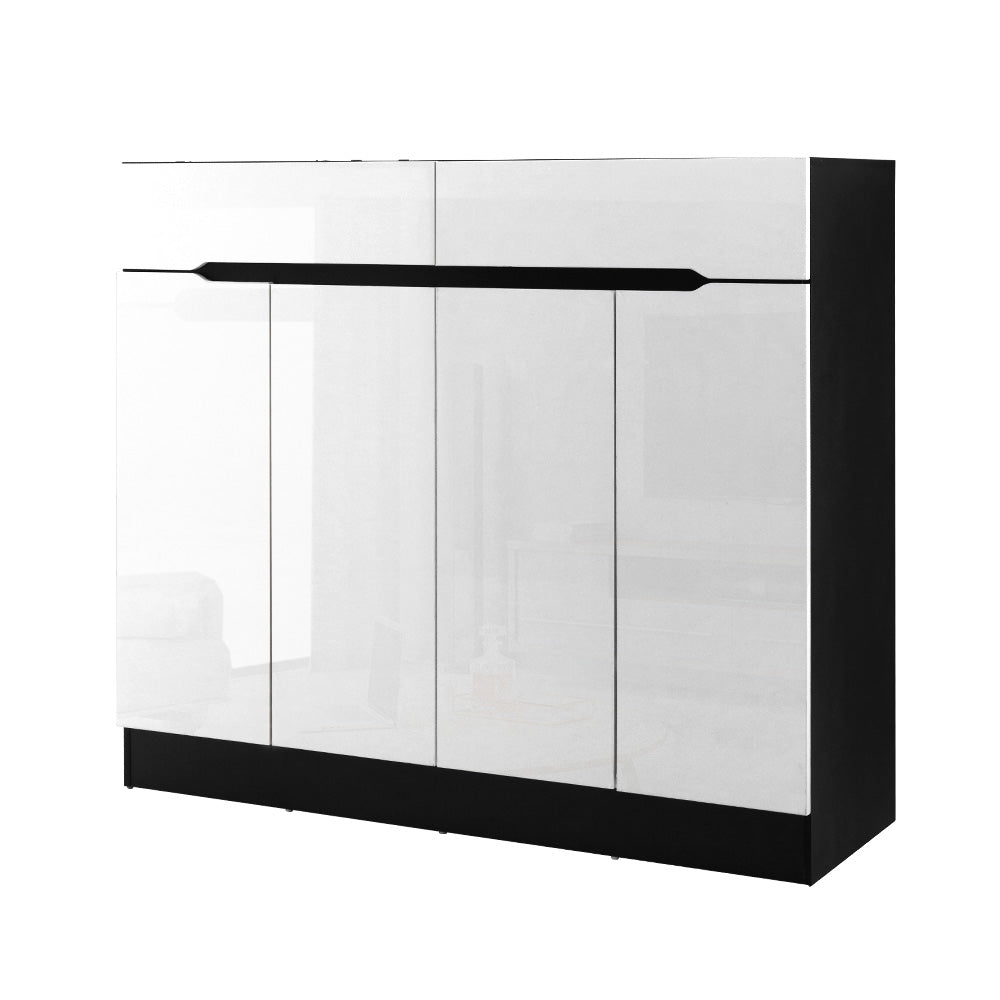Lydia 120cm Shoe Rack Cabinet Storage White