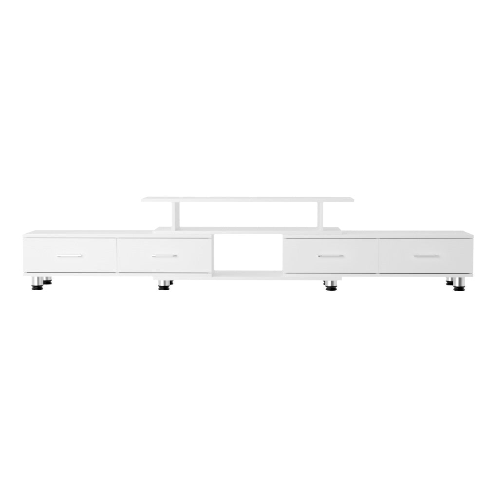 Artiss Extendable TV Cabinet Entertainment Unit 160-220CM White