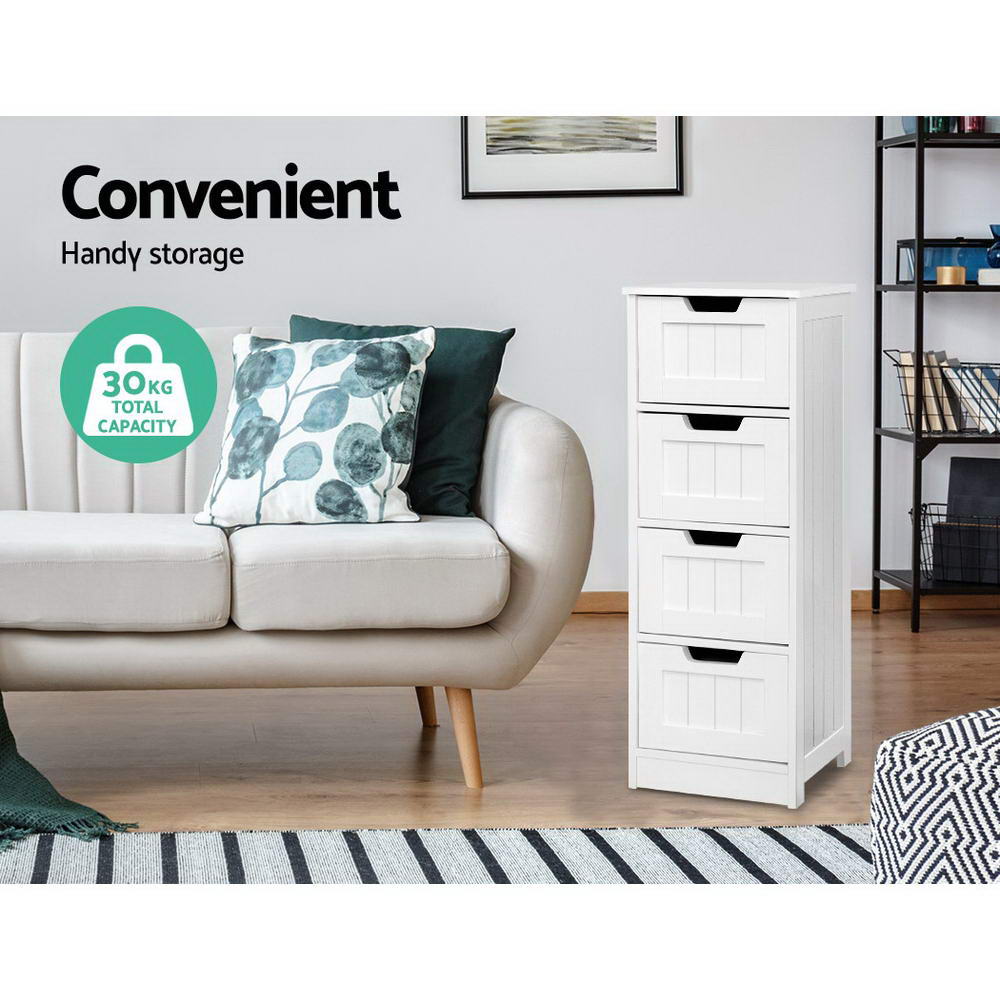 Leesa 4-Drawer Chest White
