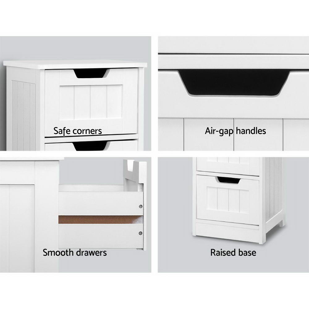 Leesa 4-Drawer Chest White
