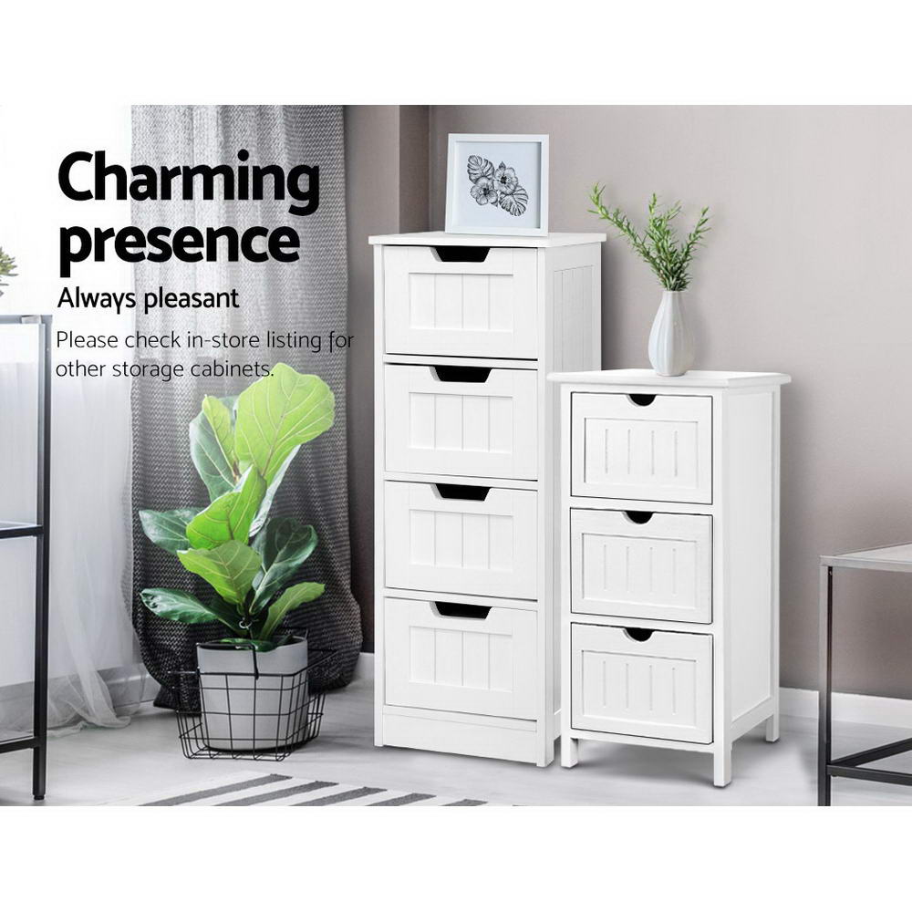 Leesa 4-Drawer Chest White