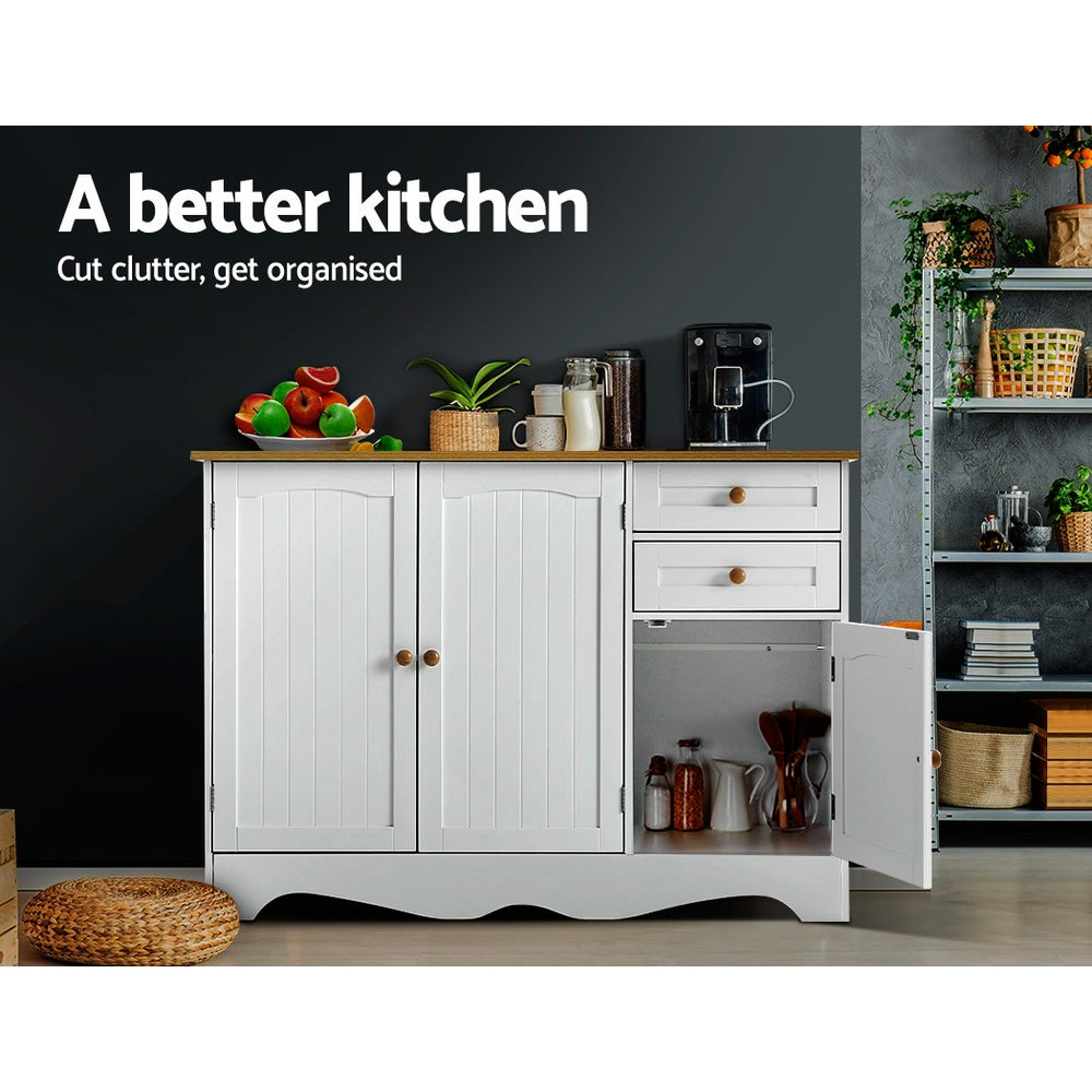 Berne 3-Door Sideboard White