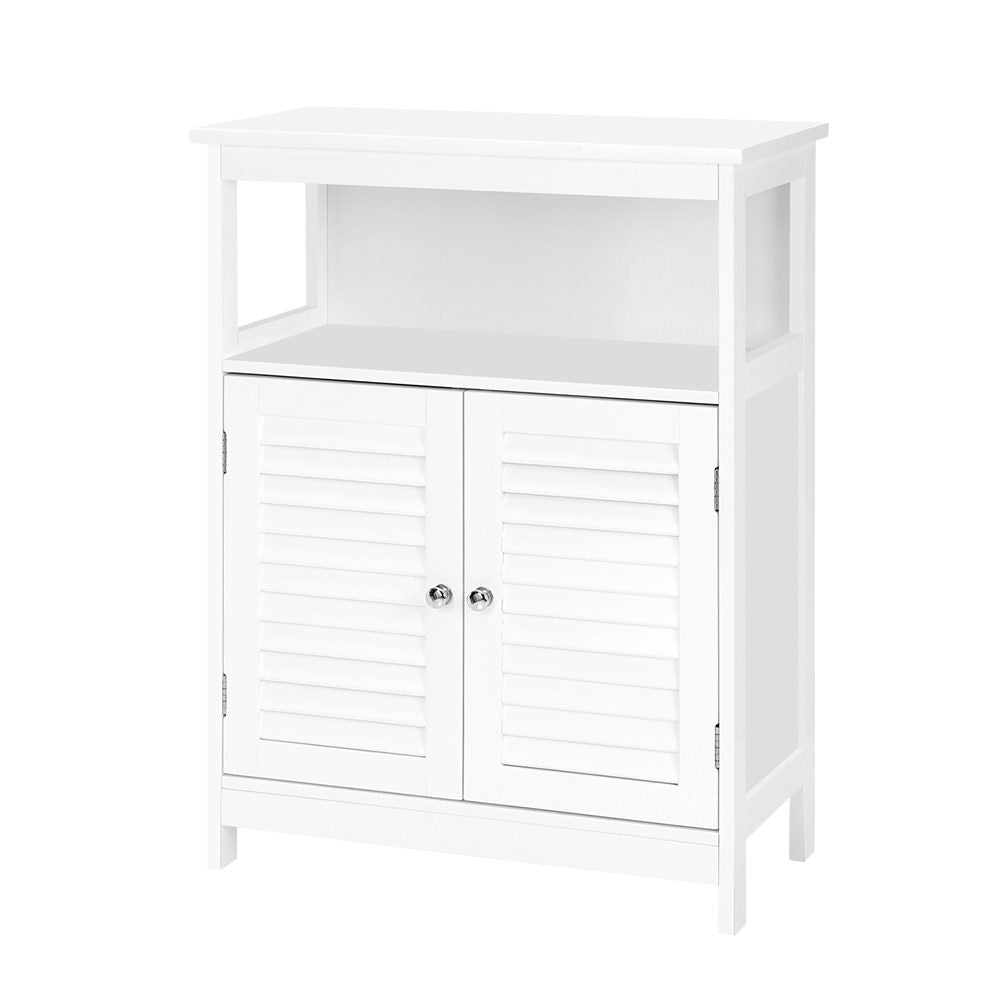 IVOR White Buffet Sideboard Louvred Doors