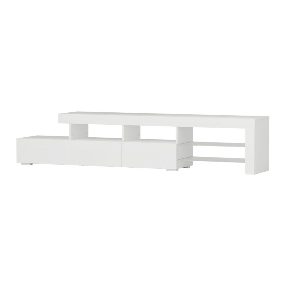 Caya 215cm LED TV Cabinet Entertainment Unit White