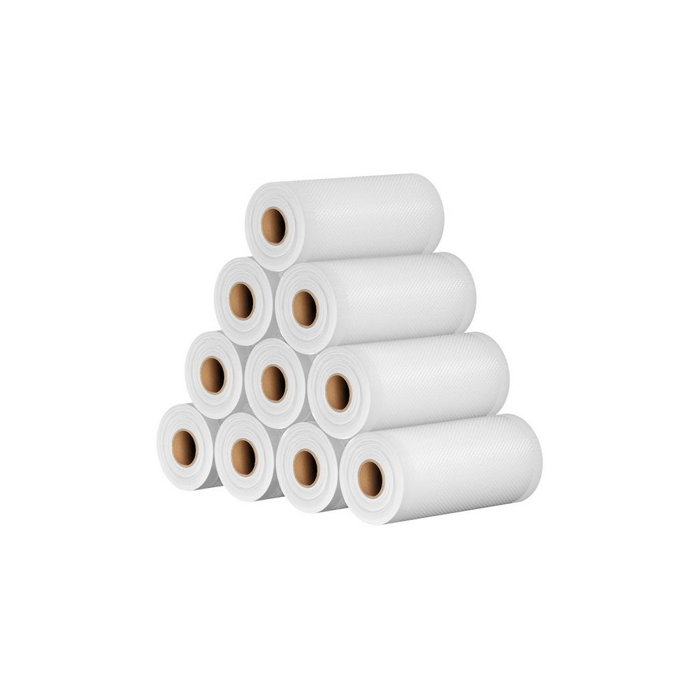 10 Rolls Food Vacuum Sealer Bags Heat Sealing 15cm x 6m