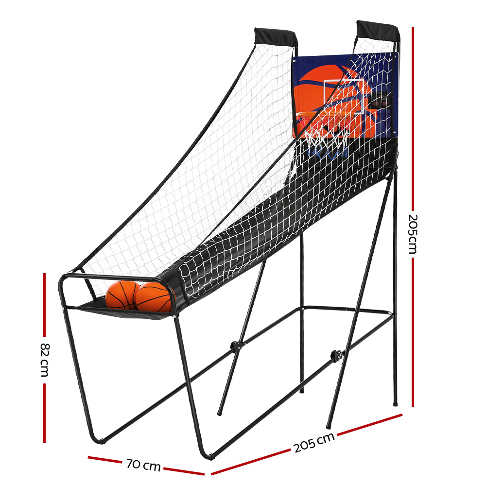 Double Shoot Basketball Arcade Game Electronic Scorer 8 Games Grey