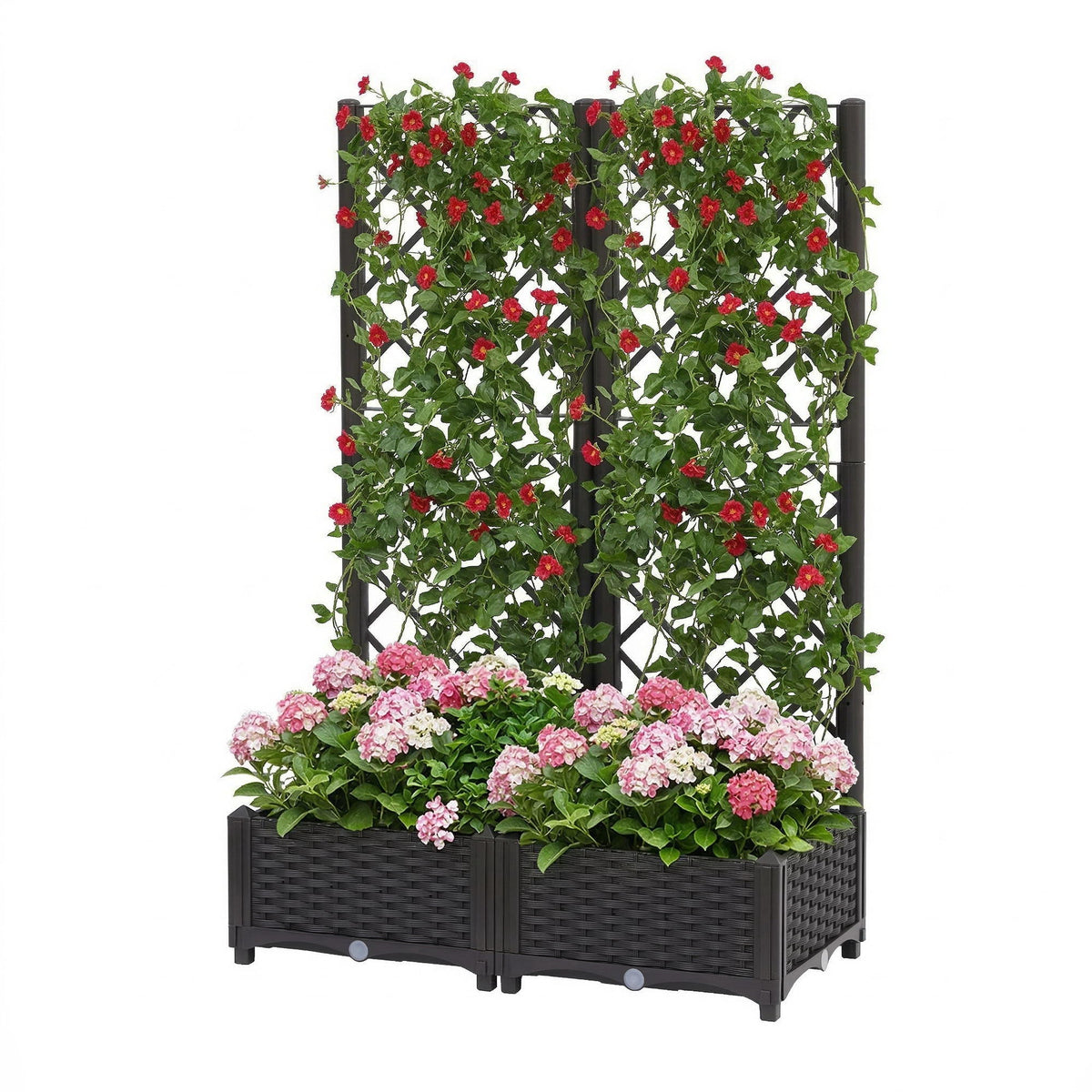 Green Fingers Self Watering Raised Garden Bed 80x40x122cm