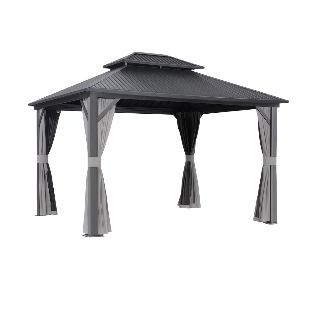 Instahut Gazebo 3m x 3.65m Outdoor Canopy Grey