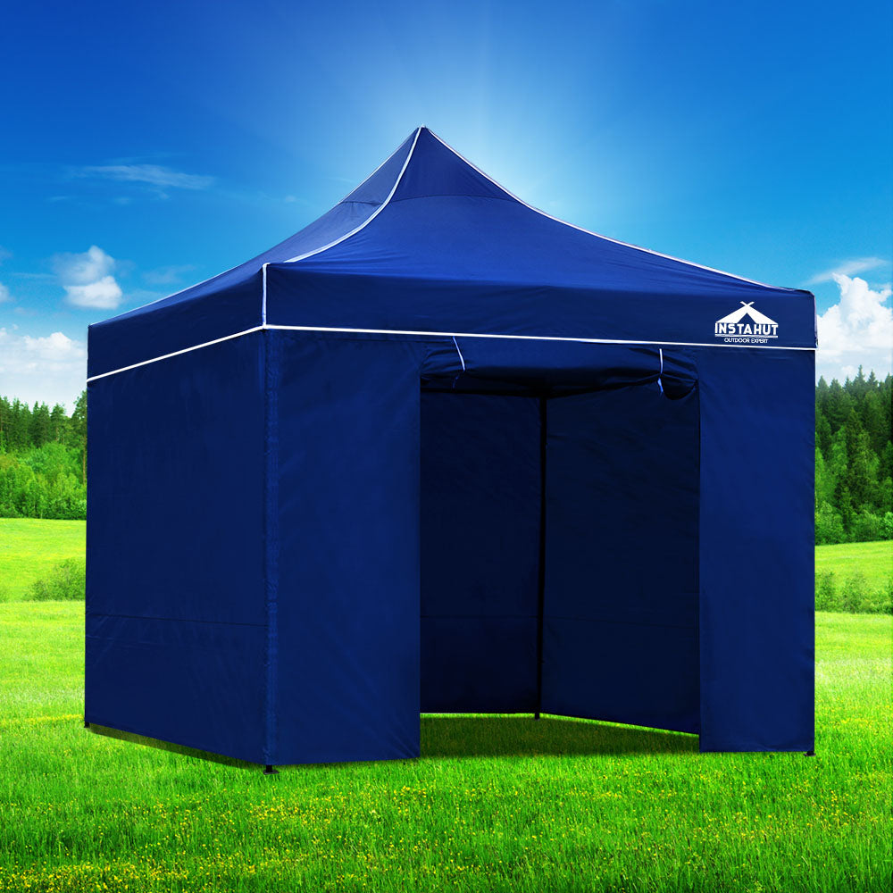 Instahut 3x3m Pop Up Gazebo 500D Oxford Blue