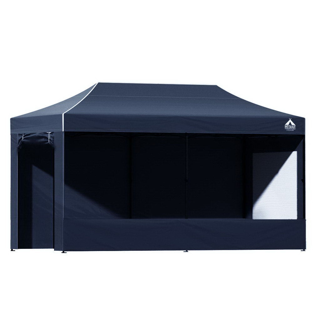 Instahut 3x6m Pop-Up Gazebo Tent 500D Oxford Navy
