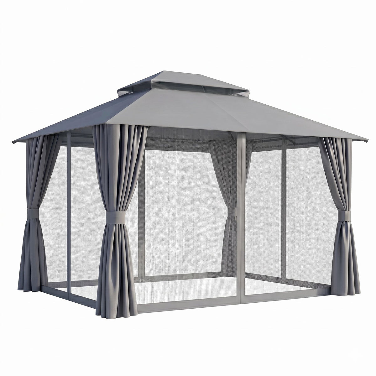 Instahut 3x3m Gazebo Outdoor Canopy Patio Tent Grey