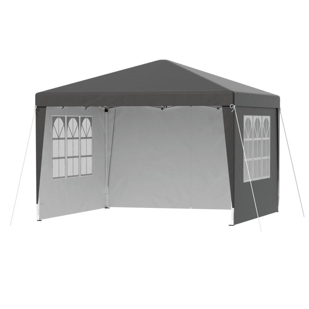 Instahut 3x3m Pop Up Gazebo Folding Tent Grey