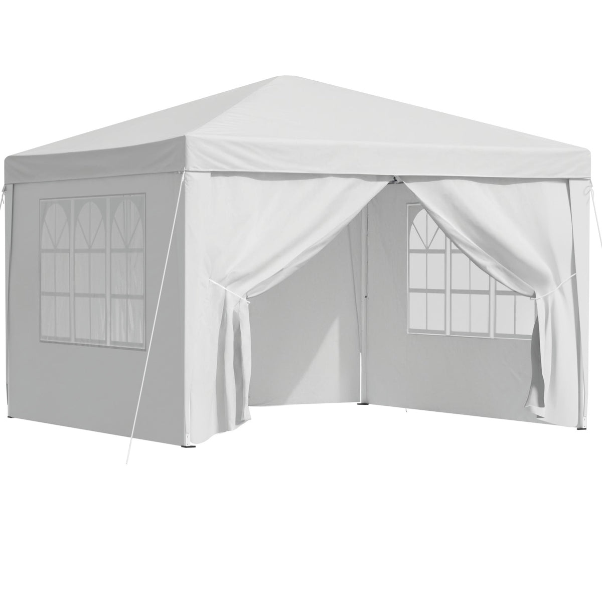 Instahut 3x3 Pop Up Gazebo Marquee Folding Tent White