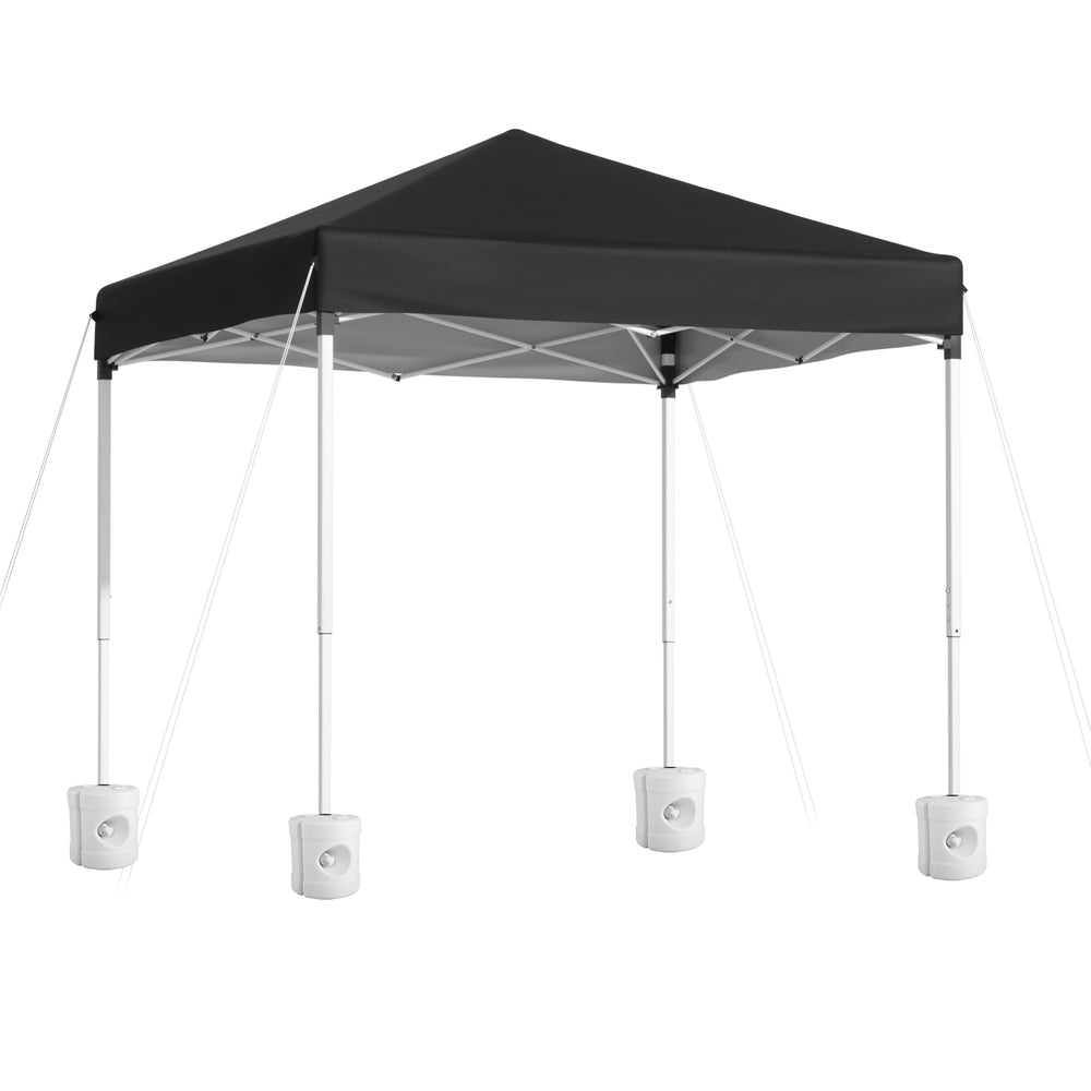 Instahut 2x2m Outdoor Gazebo Black Marquee Shade with Base Pods