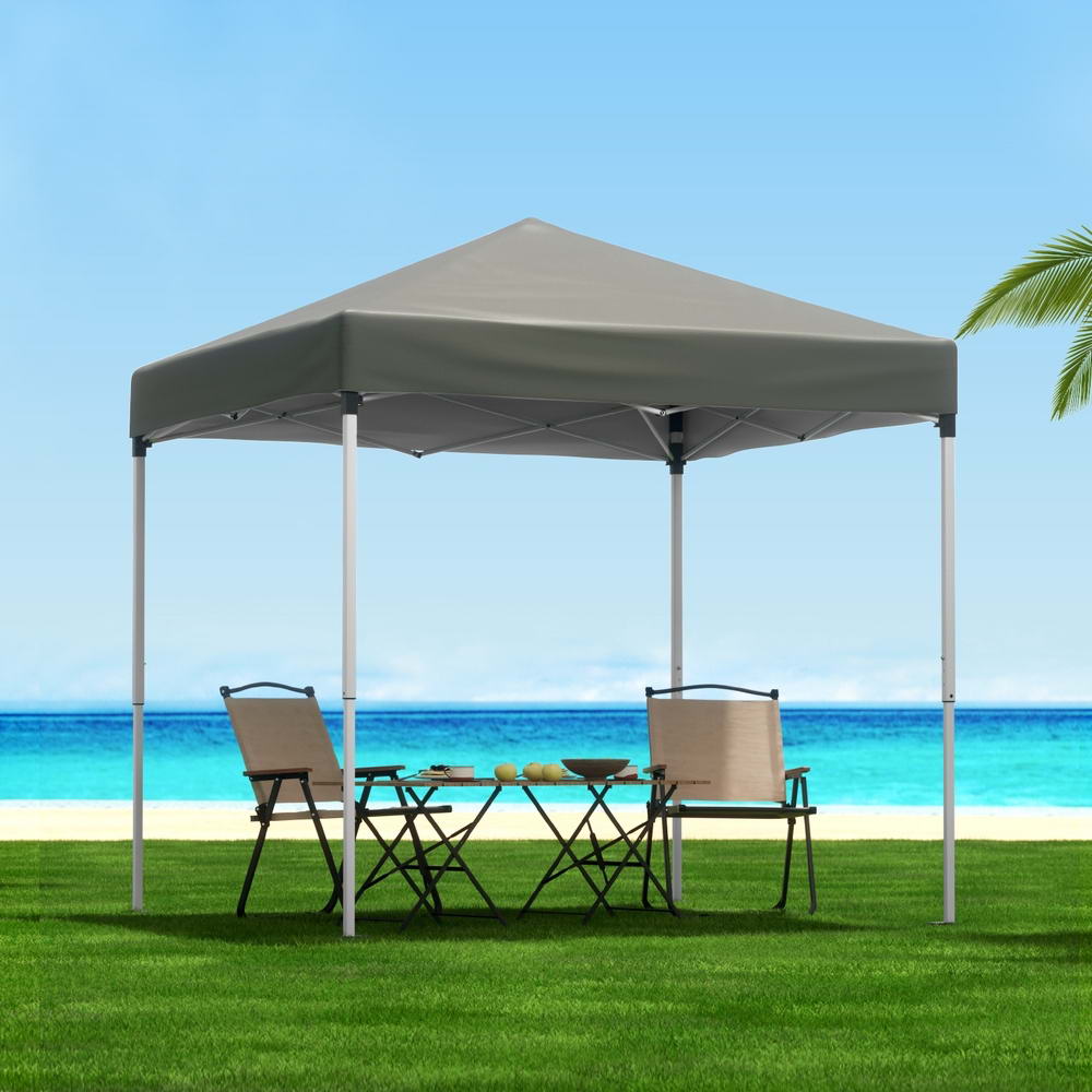 Instahut Gazebo 2x2m Outdoor Patio Marquee Grey