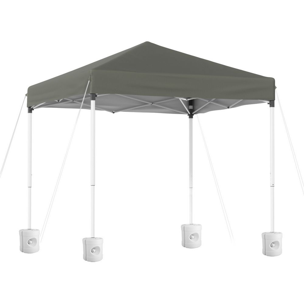 Instahut Gazebo 200 x 200cm Outdoor Patio Marquee Grey with Base Pods