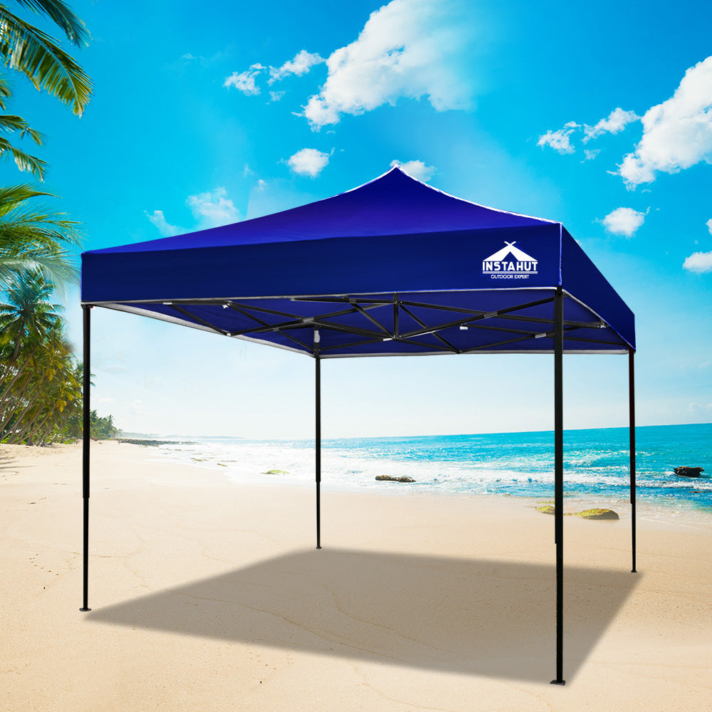 Instahut 3x3 Pop Up Gazebo 500D Oxford Blue