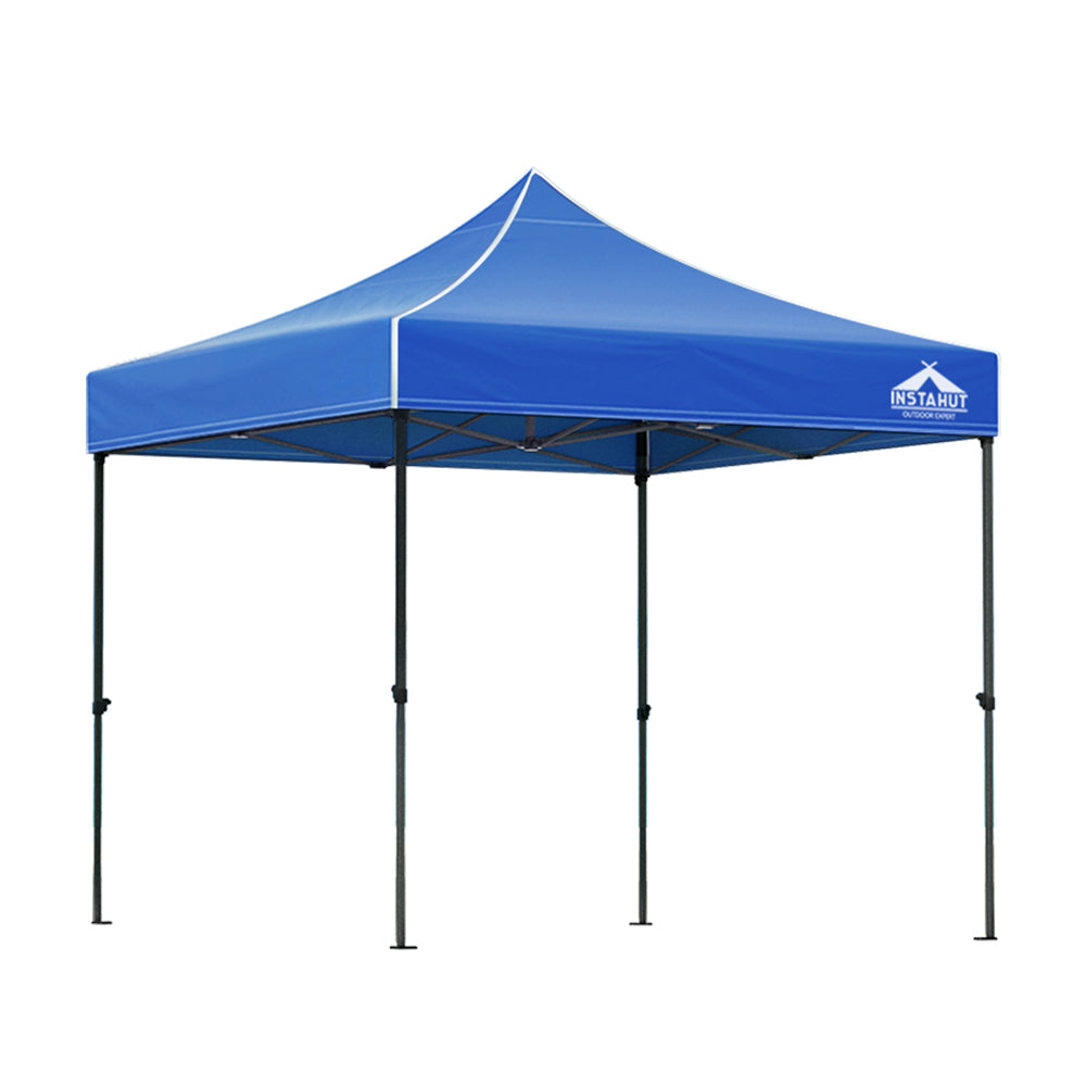 Instahut 3x3m Pop Up Gazebo Marquee Blue with Base Pods