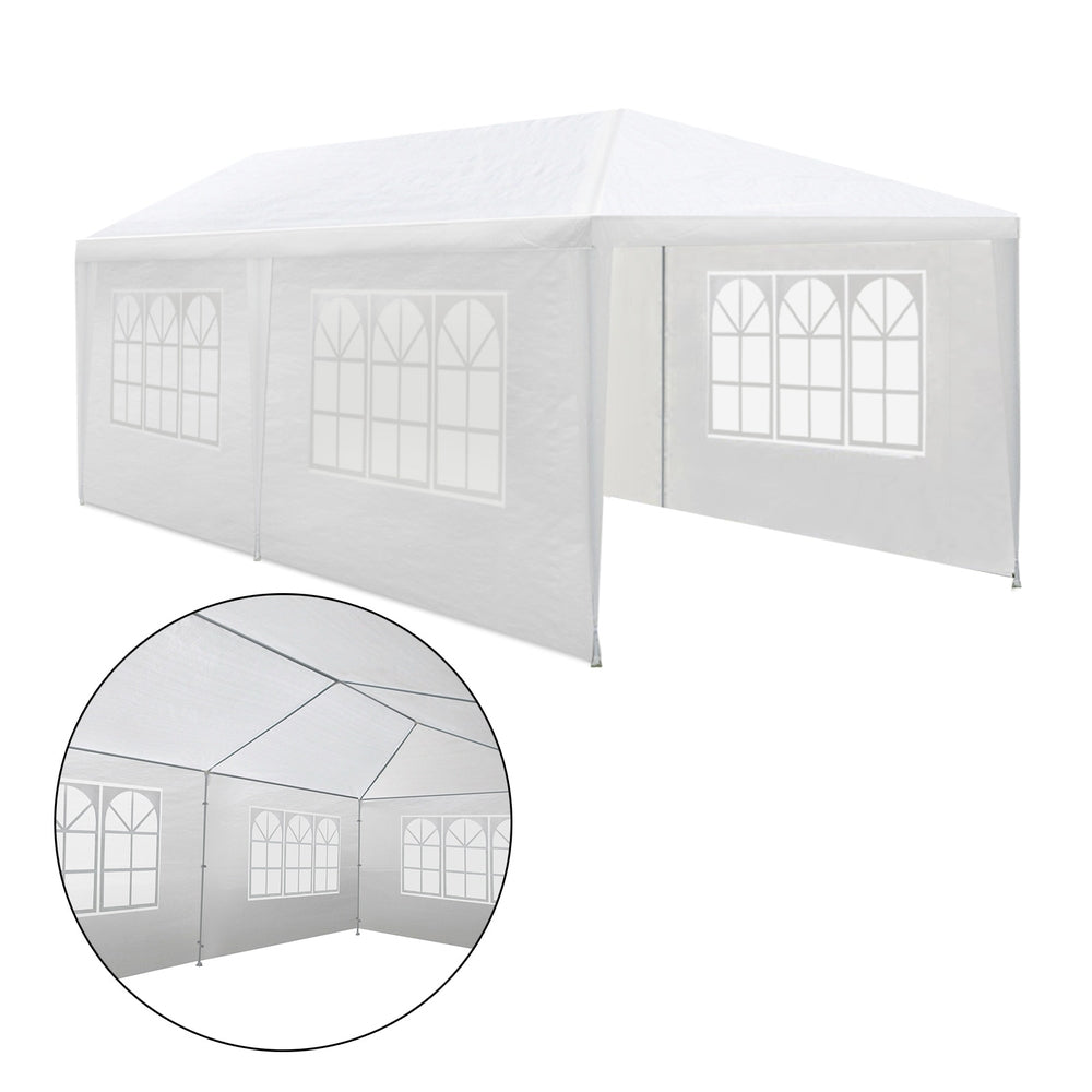 Instahut 3x6m Gazebo Marquee Wedding Party Tent White