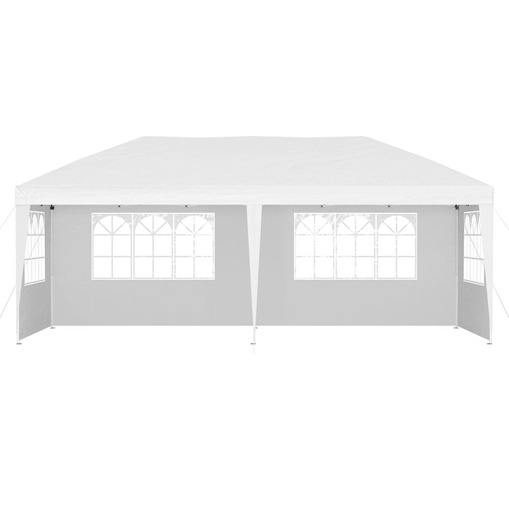 Instahut 3x6m Pop Up Gazebo Wedding Party Tent Canopy White
