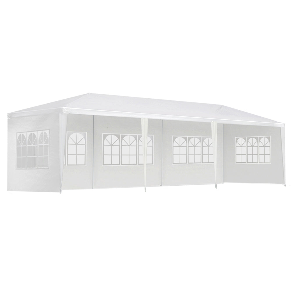 Instahut 3x9m Gazebo Wedding Party Tent White 5-Panel