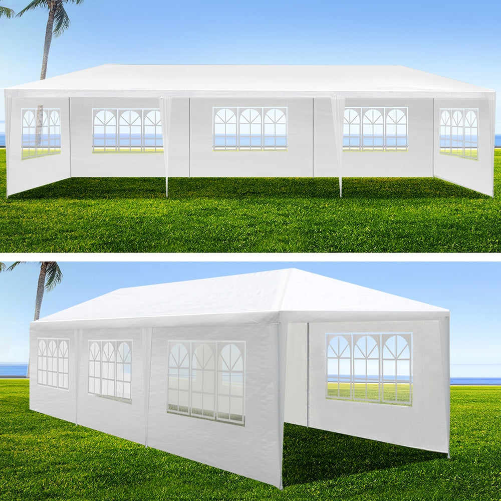 Instahut 3x9m Gazebo Marquee Wedding Party Tent White