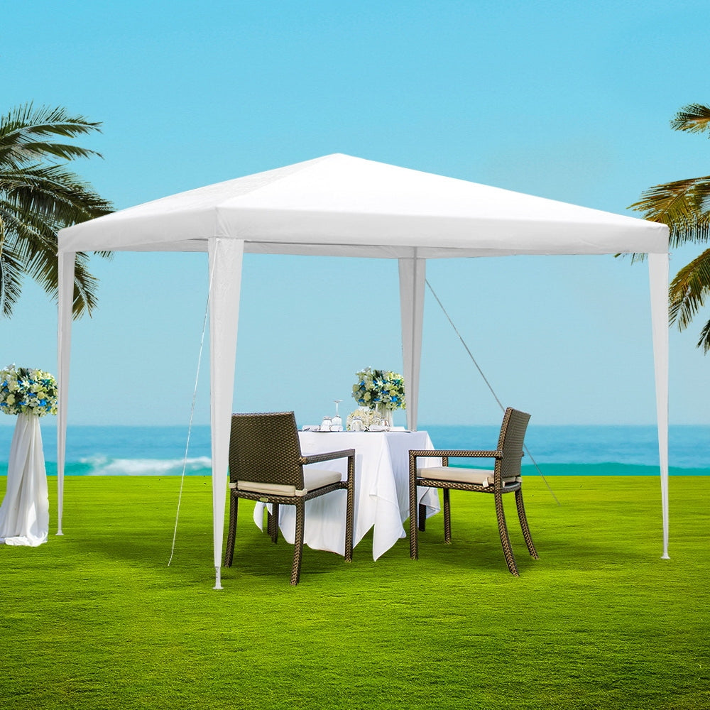Instahut 3x3m Gazebo Wedding Party Marquee Tent White