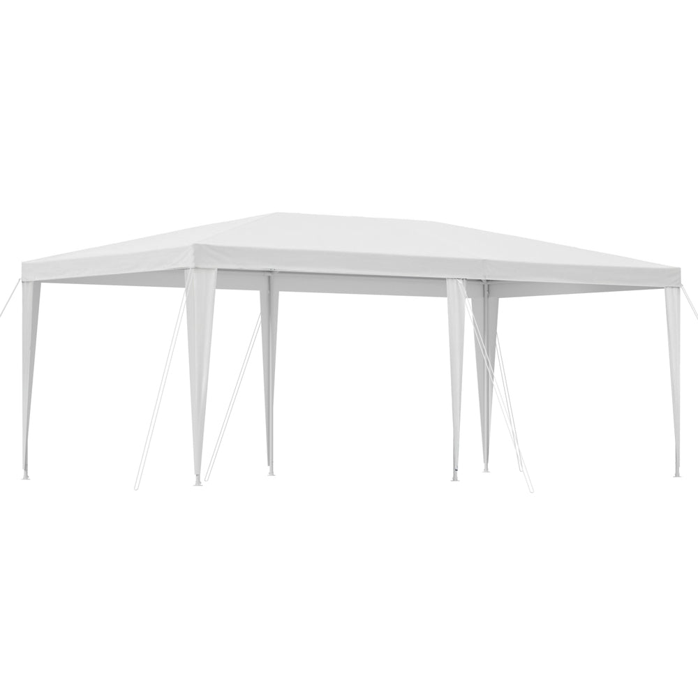 Instahut 3x6m Wedding Gazebo Marquee Tent Outdoor Canopy White