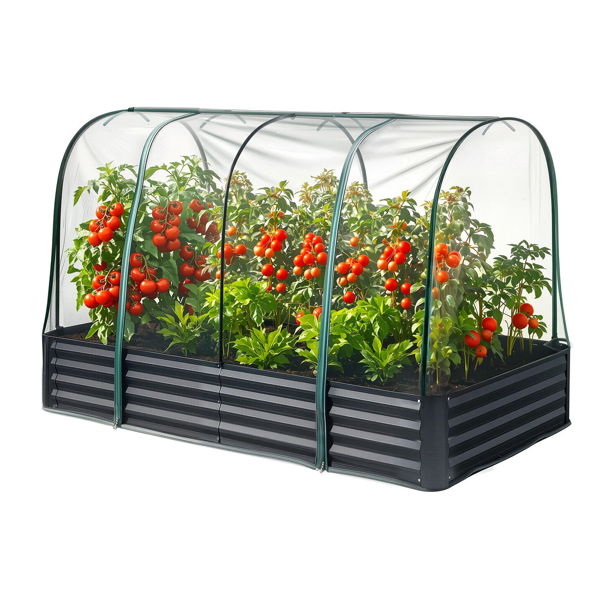 Green Fingers Raised Garden Bed with Mesh Netting 180x90x120cm