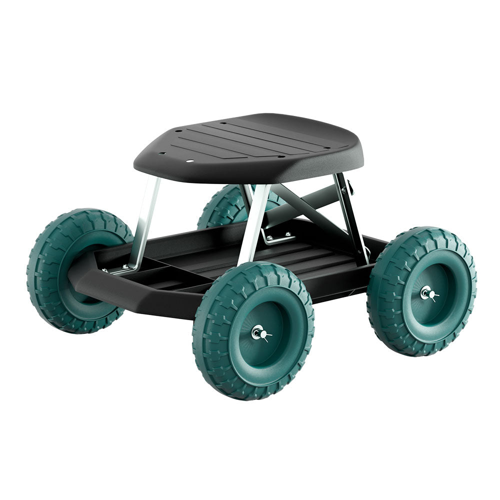 Gardeon Rolling Garden Stool with Wheels 200kg Capacity