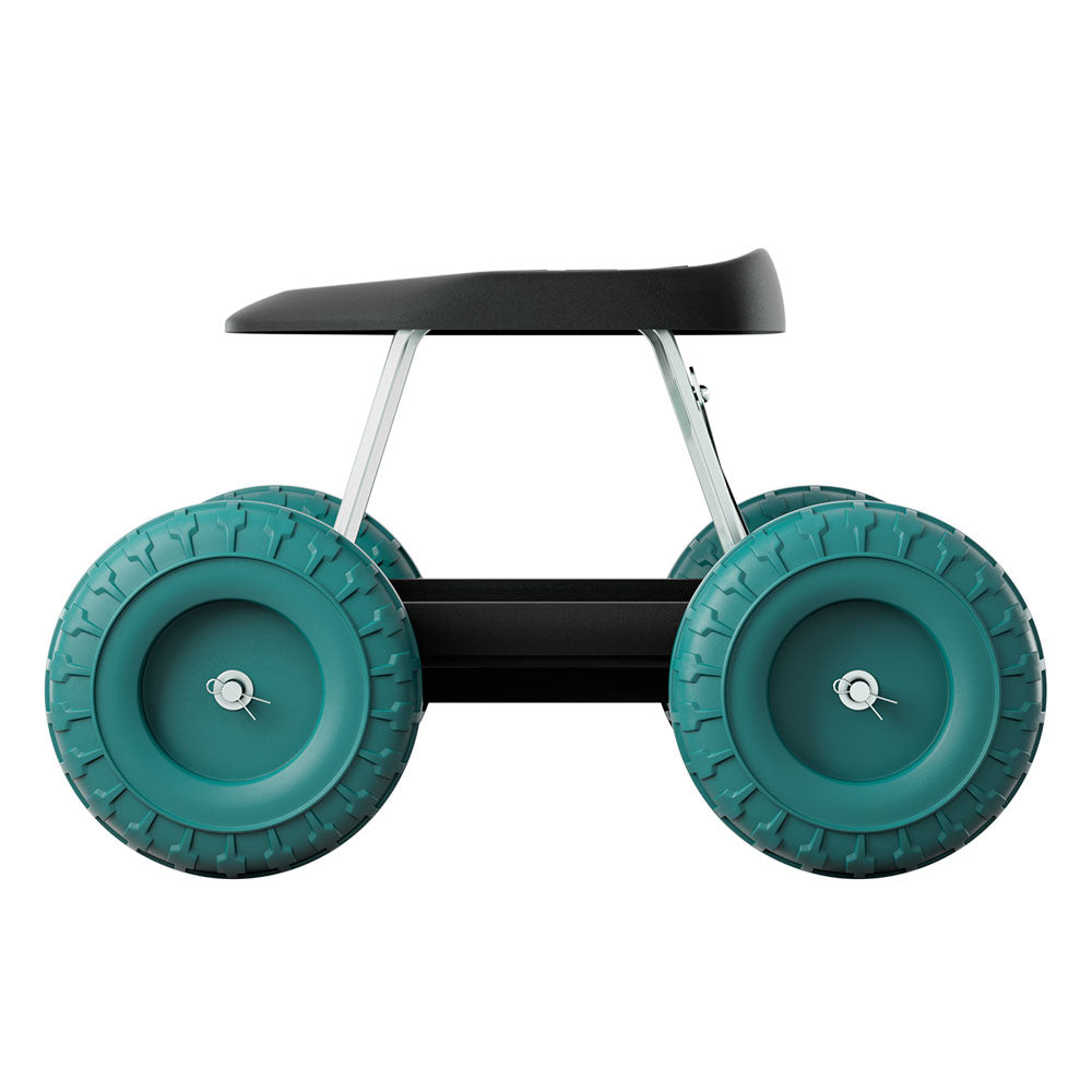 Gardeon Rolling Garden Stool with Wheels 200kg Capacity