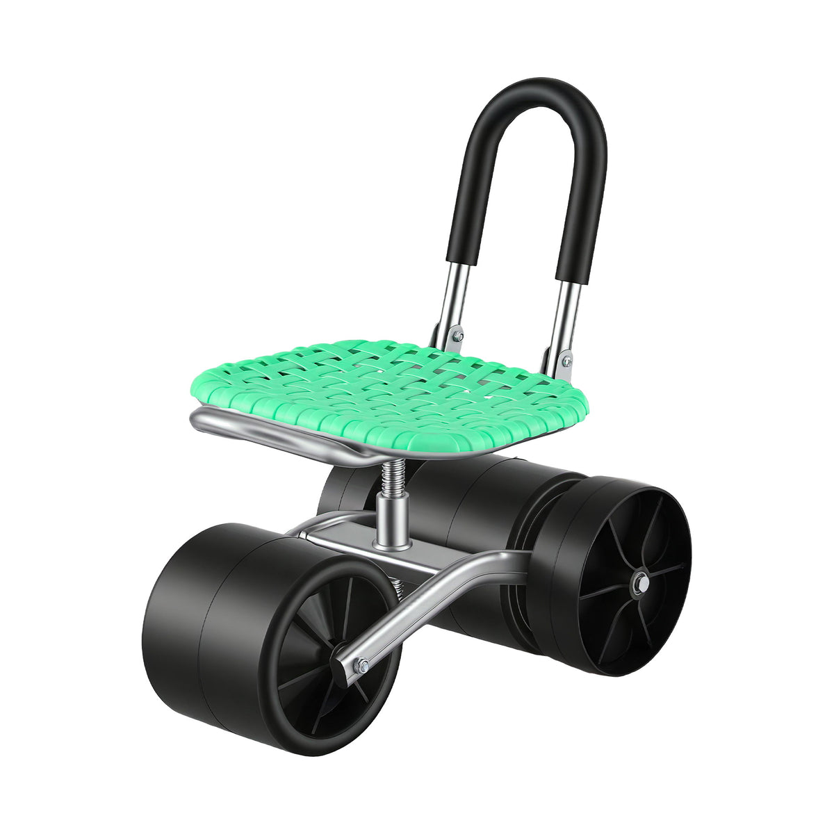 Gardeon Garden Work Seat with 360° Swivel, 130kg, Green