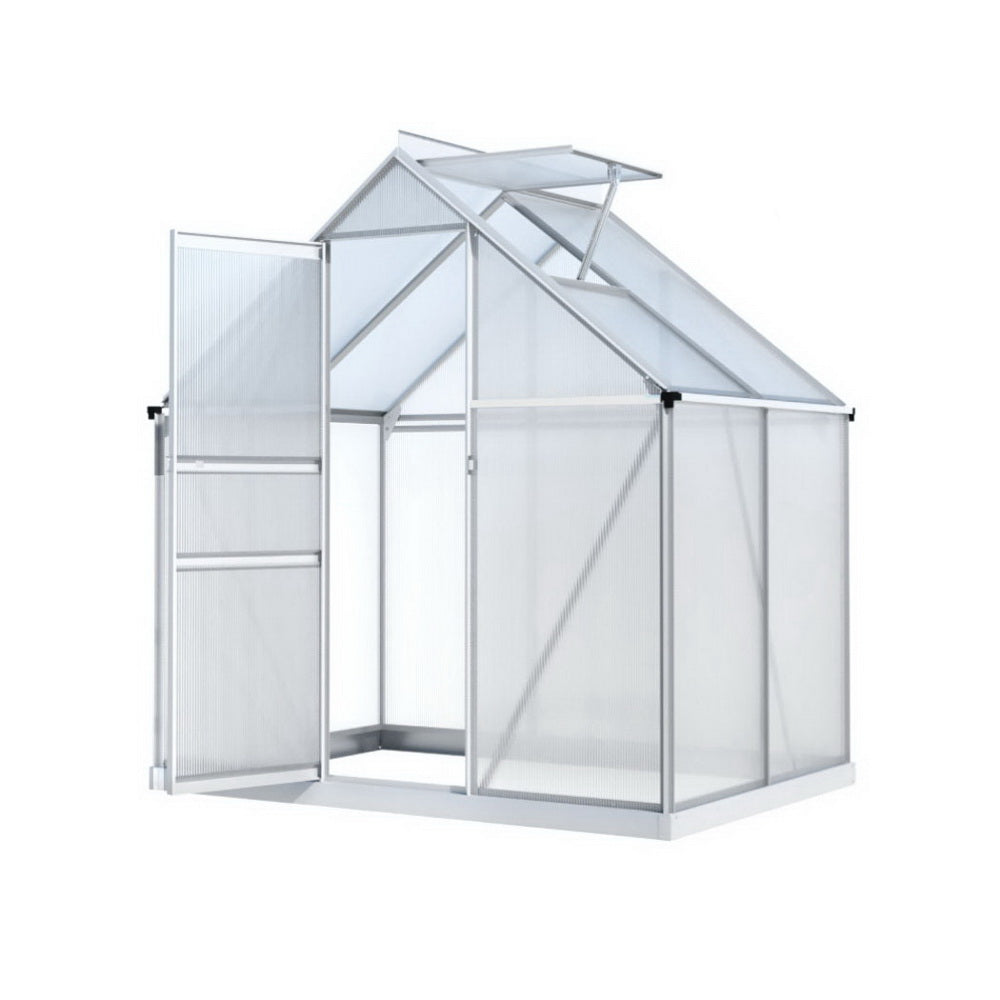 Greenfingers 3.1x1.9m Aluminium Polycarbonate Greenhouse Garden Shed