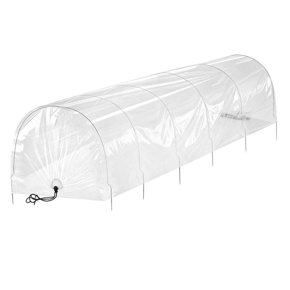 Green Fingers Mini Greenhouse Tunnel 300x45x30cm Clear PVC