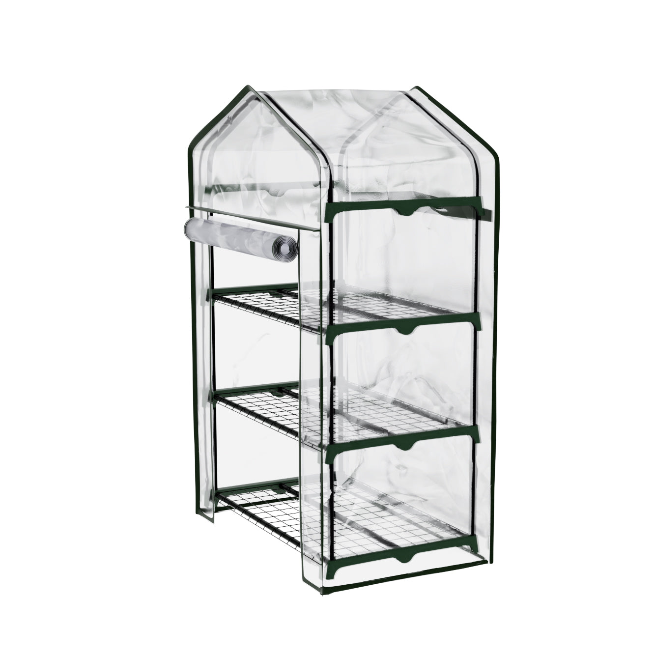 Greenfingers 3-Tier Mini Greenhouse Garden Bed Planter Box Green Transparent