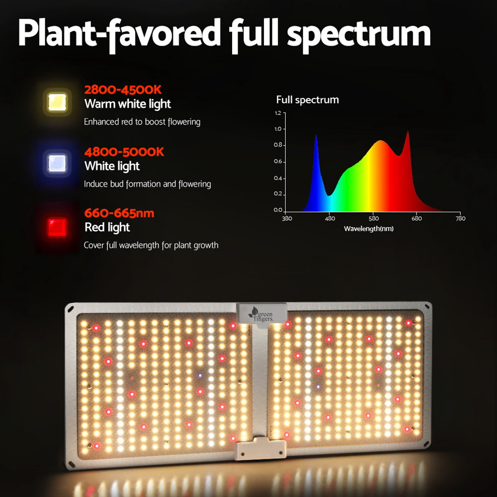 Green Fingers 2200W LED Grow Light Full Spectrum Indoor Plant