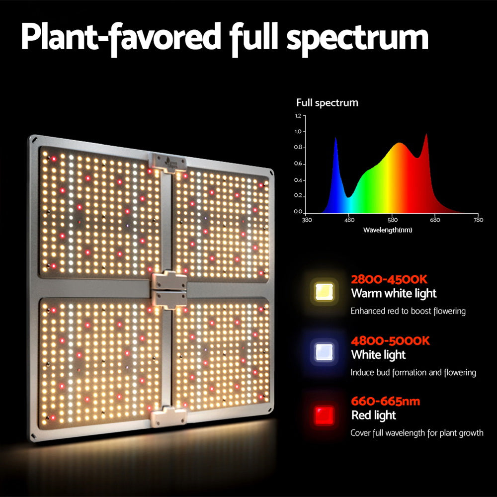 Green Fingers 450W LED Grow Light Full Spectrum Indoor Plant Smart App