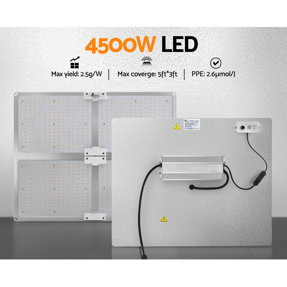 Green Fingers 450W LED Grow Light Full Spectrum Indoor Plant Smart App