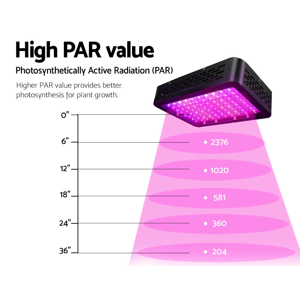 Green Fingers 1000W LED Grow Light Full Spectrum Indoor Plant
